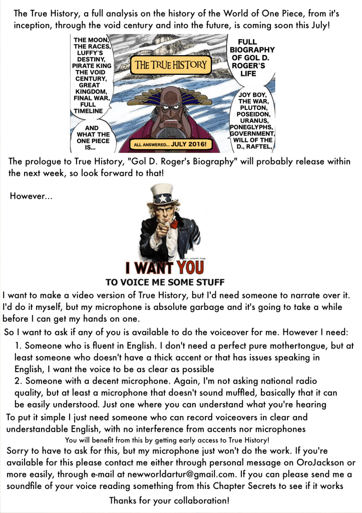 True History Announcement 2