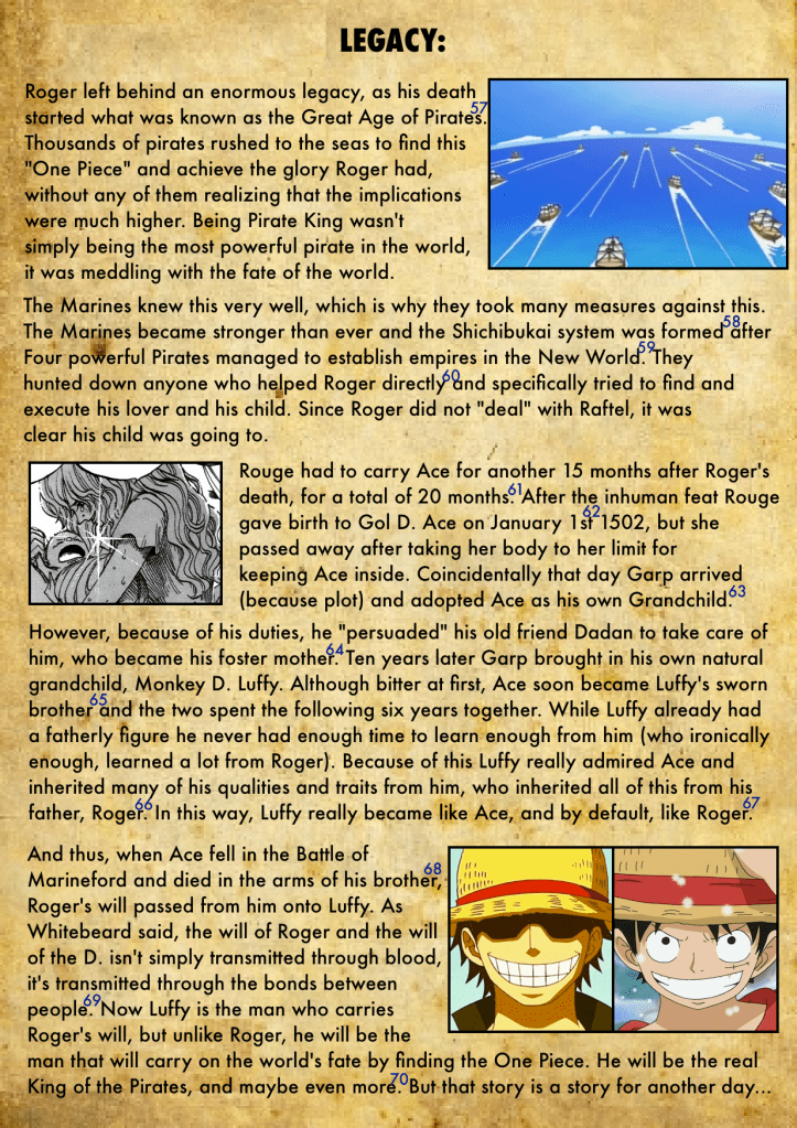 Gol D. Roger's Biography 10