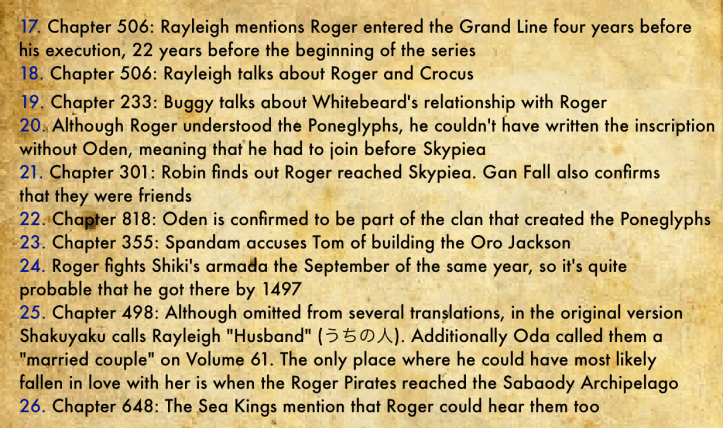 Gol D. Roger's Biography 4