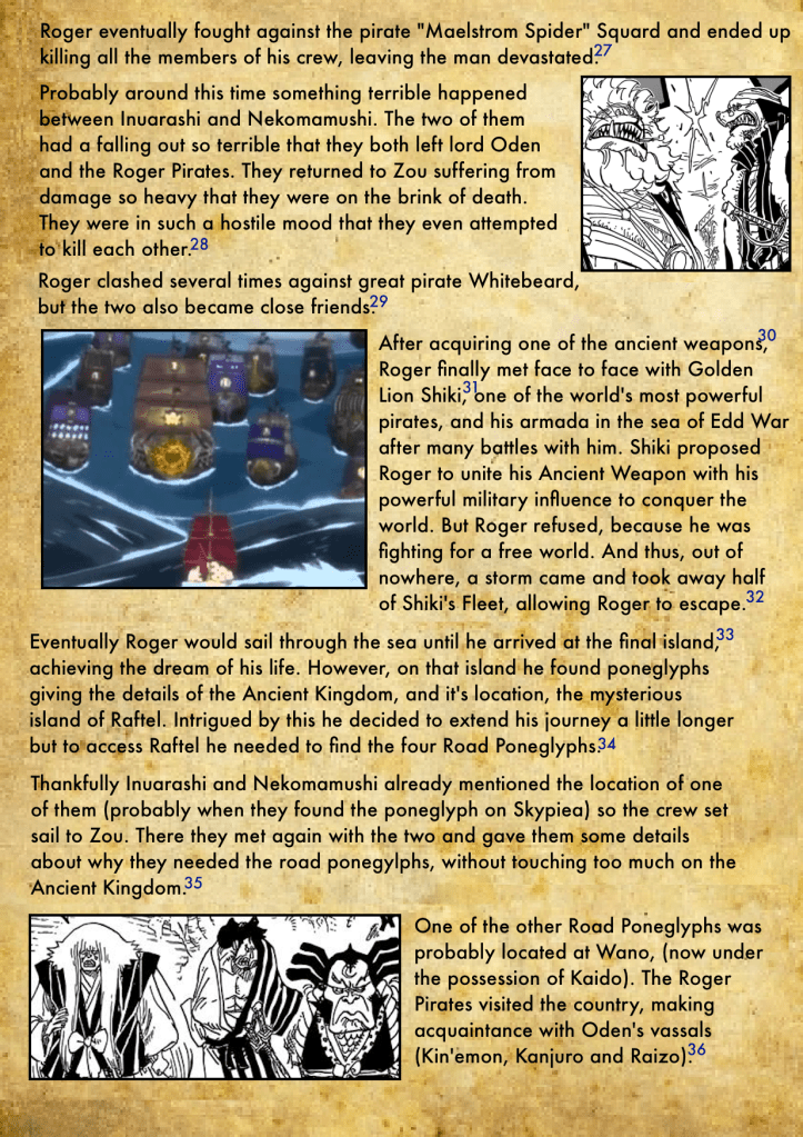 Gol D. Roger's Biography 5