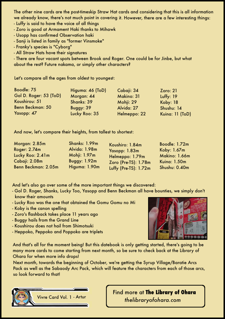 Vivre Card Databook 11