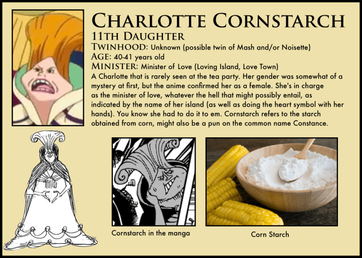 One Piece Charllote Cornstarch