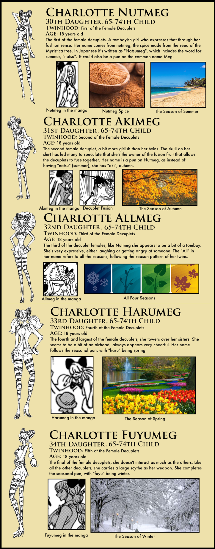 One Piece Charlotte Decuplets