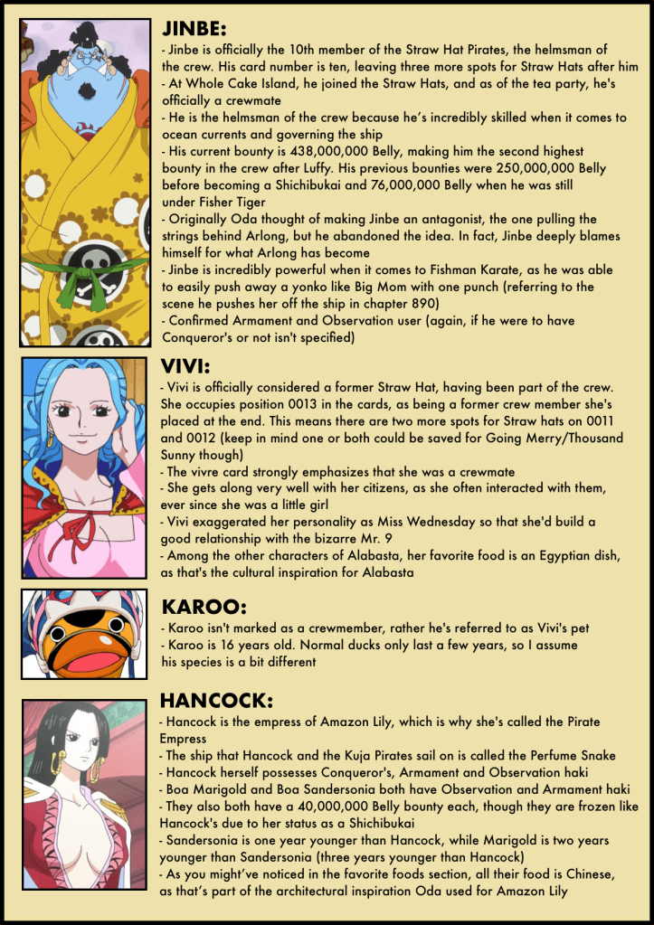 Vivre Card Databook 4-13