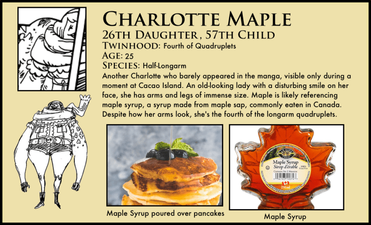 one piece charlotte maple