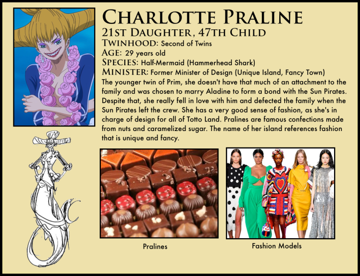 one piece charlotte praline