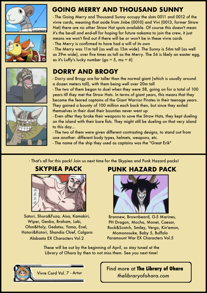 Vivre Card Databook 7-10