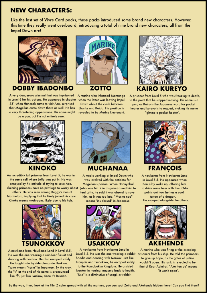 Vivre Card Databook 9-8