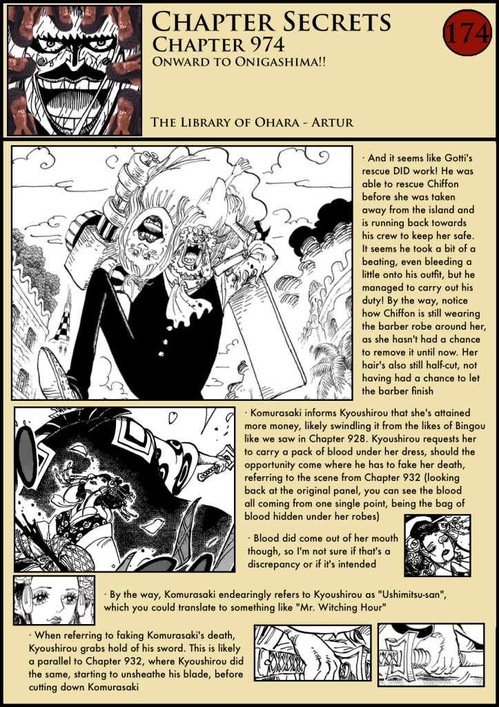 One Piece Chapter 974 analysis 1