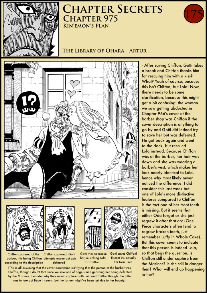 One Piece Chapter 975 analysis 1