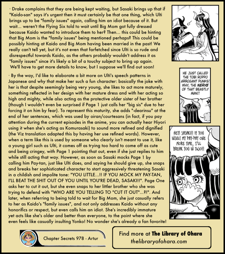 One Piece Chapter 978 analysis 12