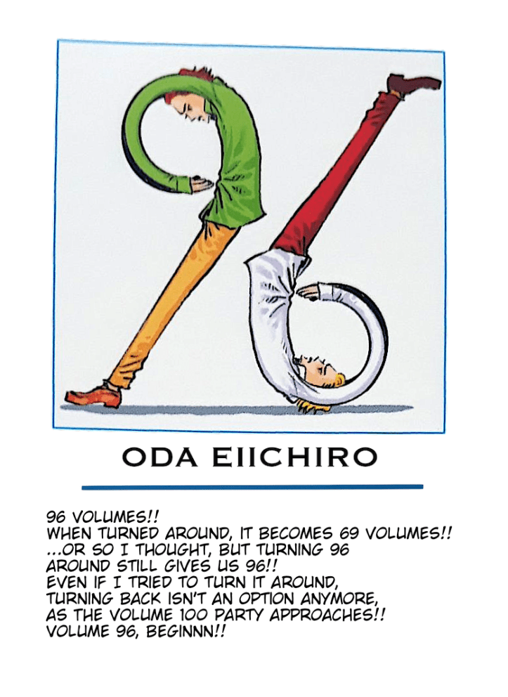 One Piece Volume 96 Preface